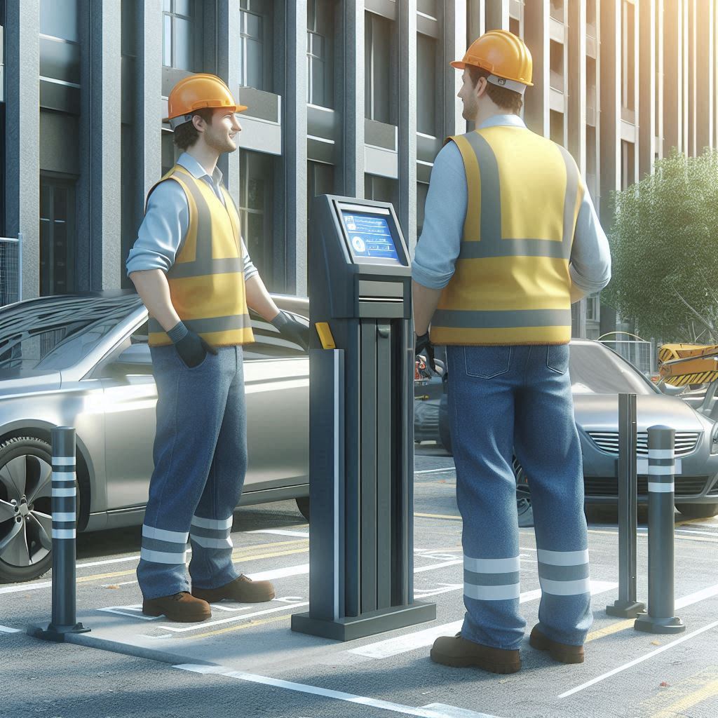 Portal parkir otomatis dan barrier gate MABRUKA